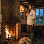 Women’s Knee-High Riding Boots with Side adjustable Buckle – Equestrian Style