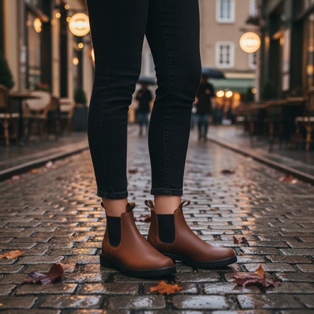 Women’s Chelsea Boots – Classic Outdoor Slip-On Design