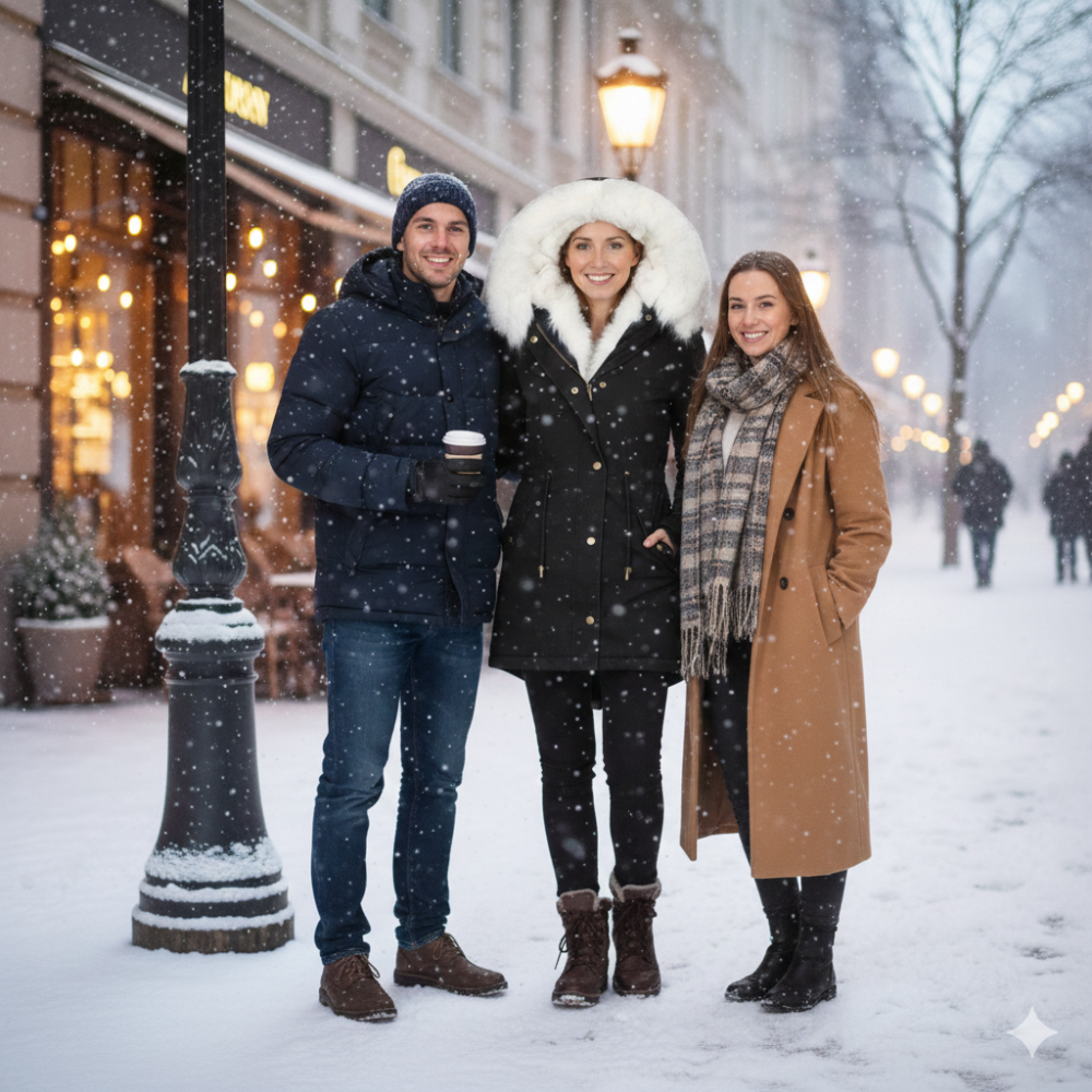 Women’s Winter Farmers Parka – Waterproof with Faux Fur Hood