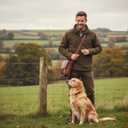 Mens Country 1/4 Zip Bonded Fleece