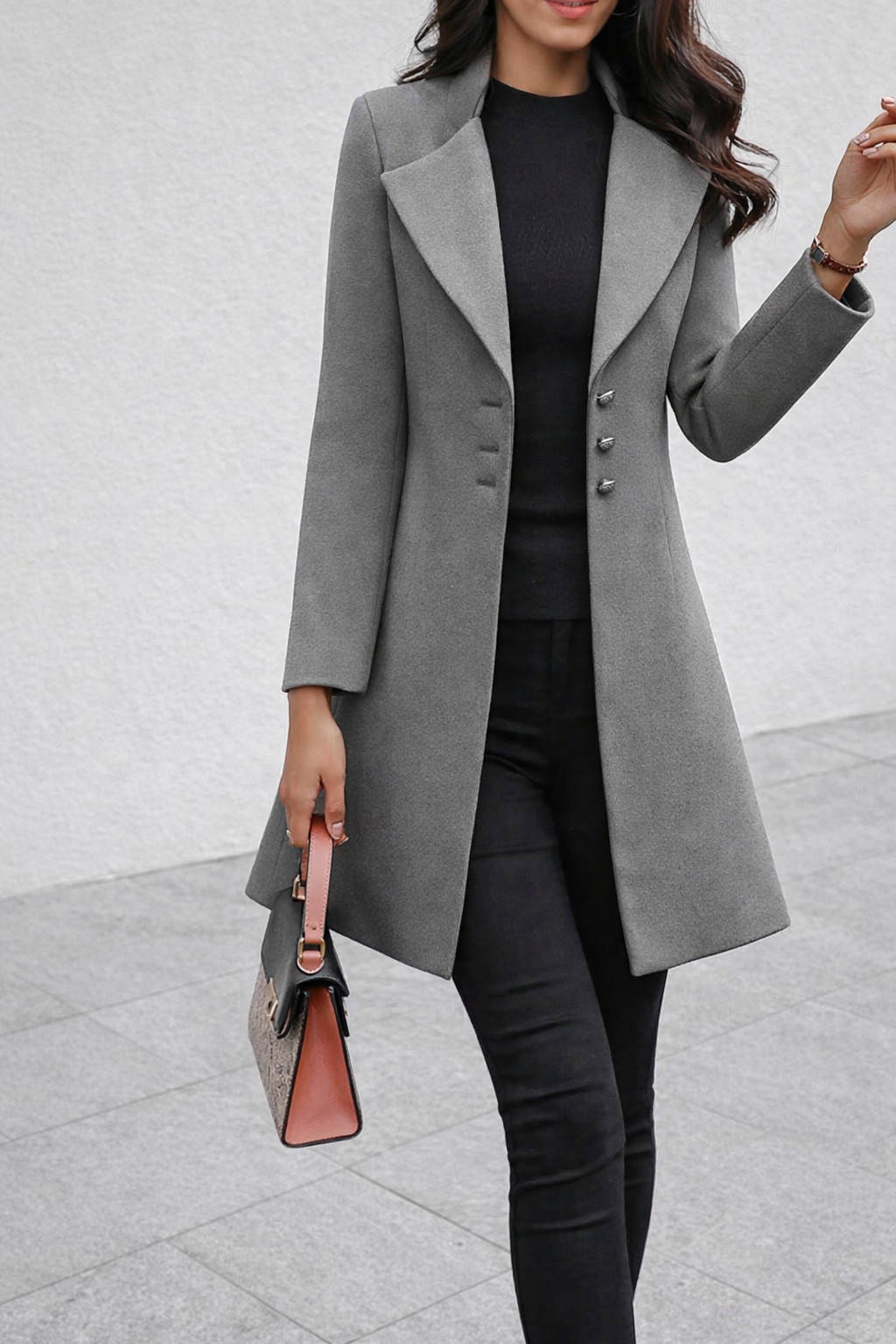 Women's Premium Tailored Longline Trench Coat