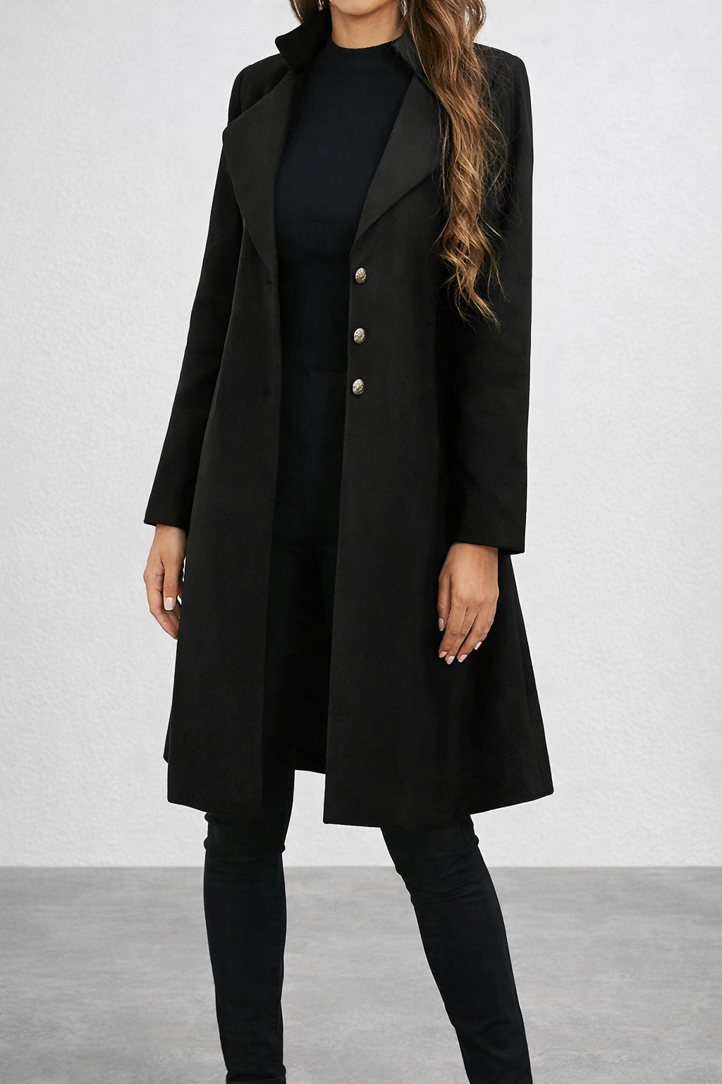 Women's Premium Tailored Longline Trench Coat
