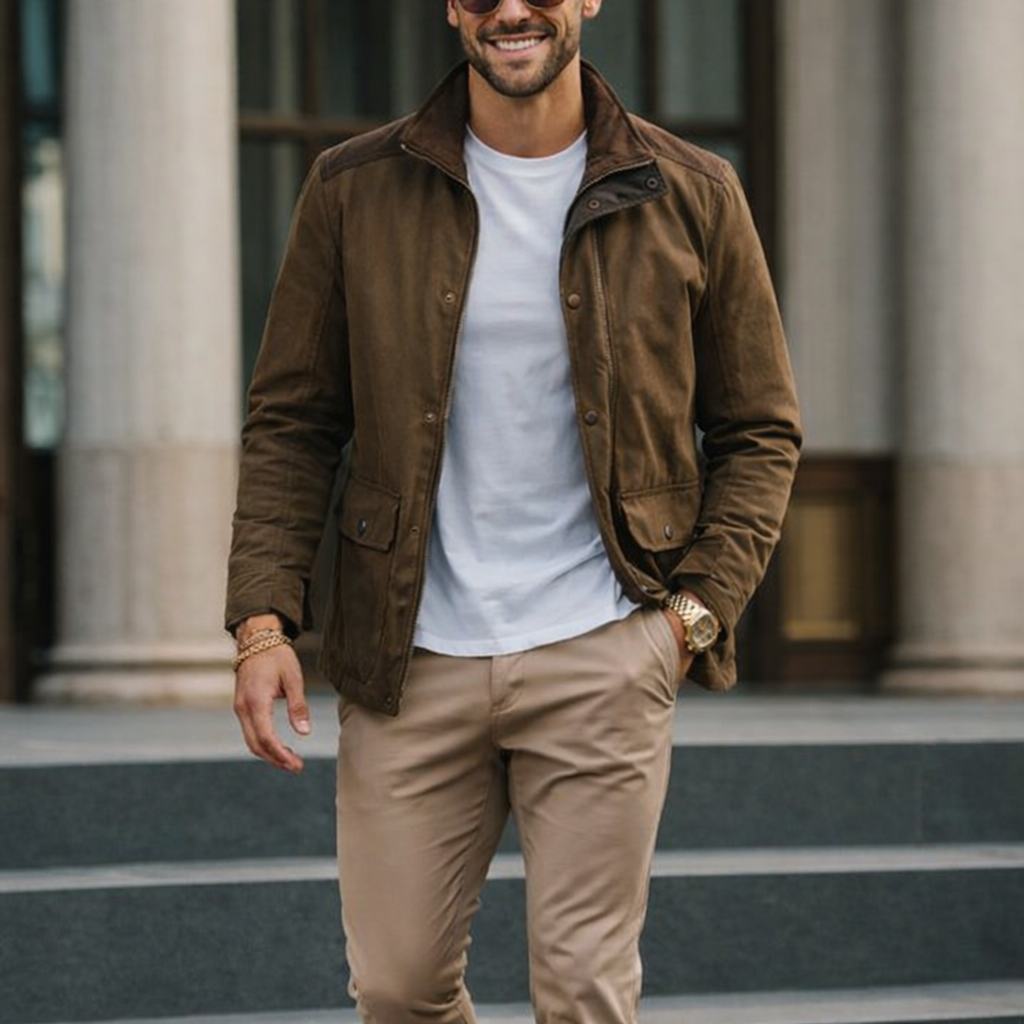Men’s Country Farmer Jacket – Durable Work Jacket