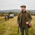 Mens Country 1/4 Zip Bonded Fleece