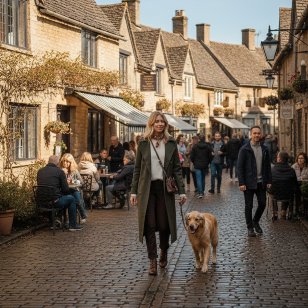 Women's Double-Breasted Long Trench Coat