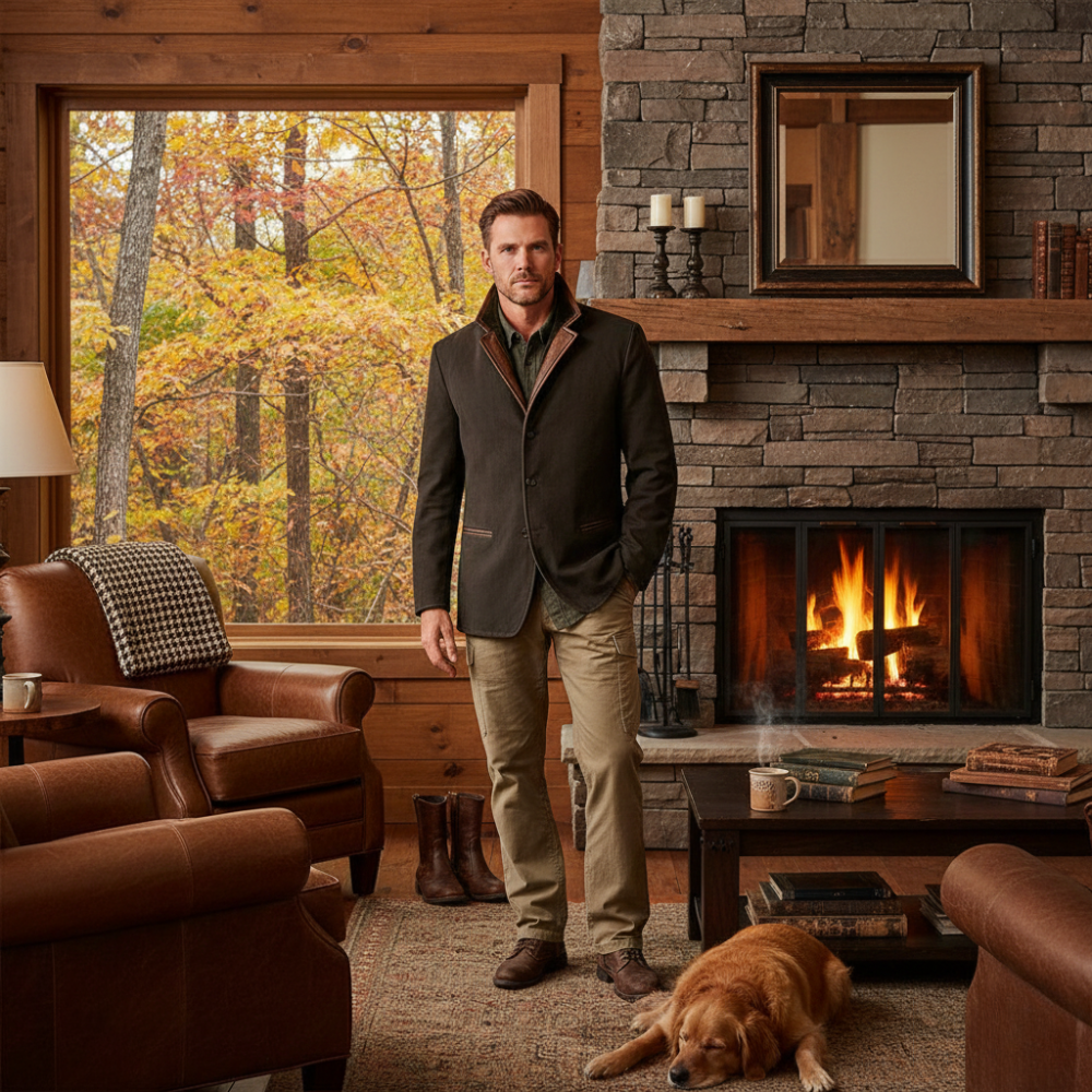 Men’s Vintage Country Jacket – Classic Blazer