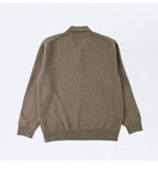 Men's Slim Fit Polo-Style Long-Sleeve Knit Sweater