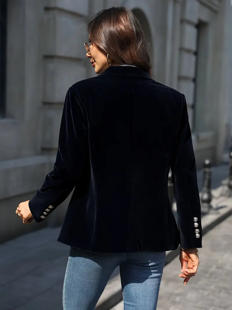 Isabella |  Elegant Velvet Blazer for Women - Country Style