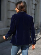 Isabella |  Elegant Velvet Blazer for Women - Country Style