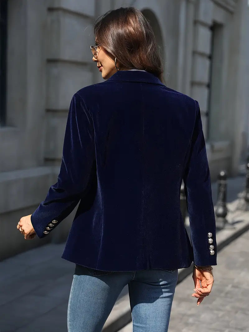 Isabella |  Elegant Velvet Blazer for Women - Country Style