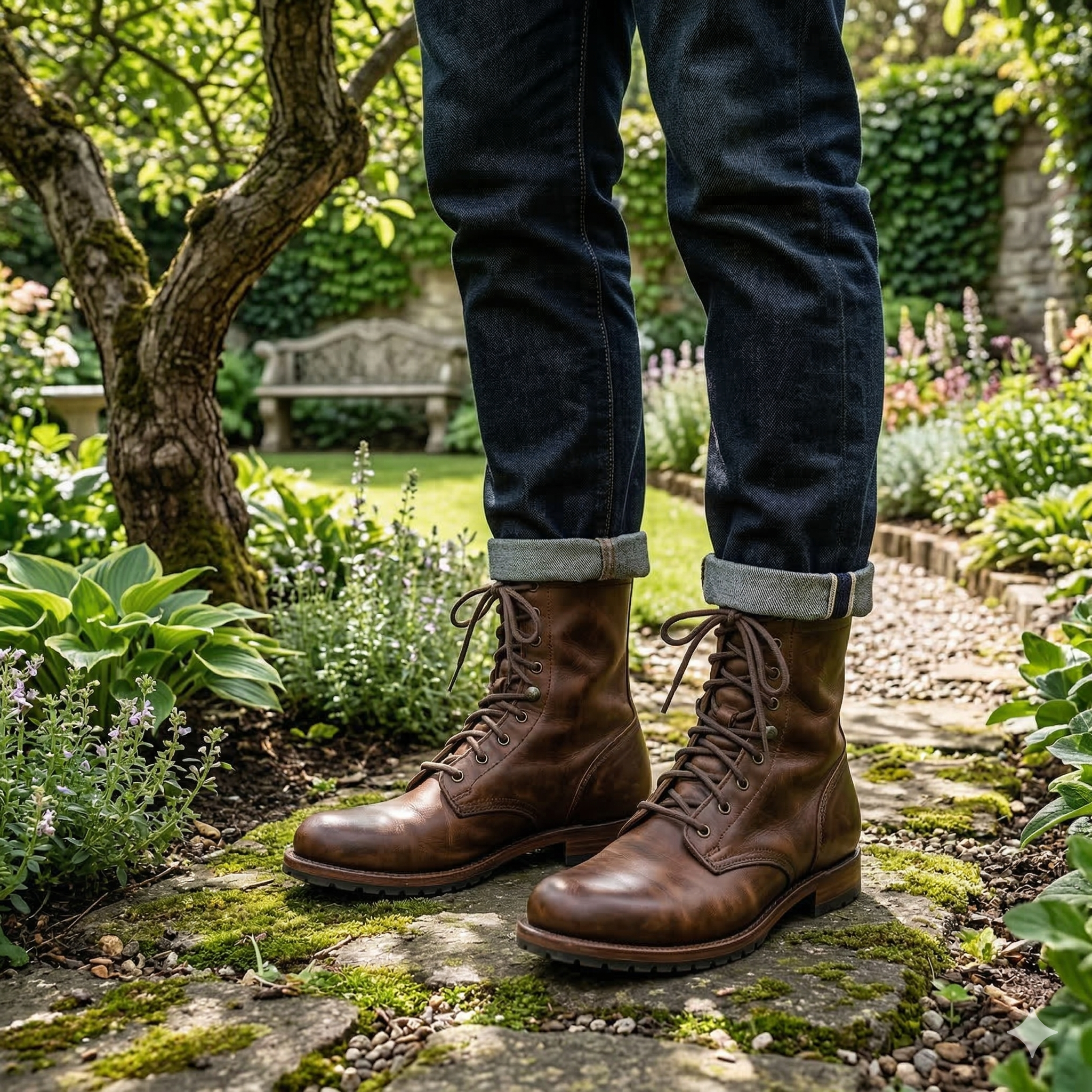 Stylish ankle Leather Boots for Men – Durable Footwear