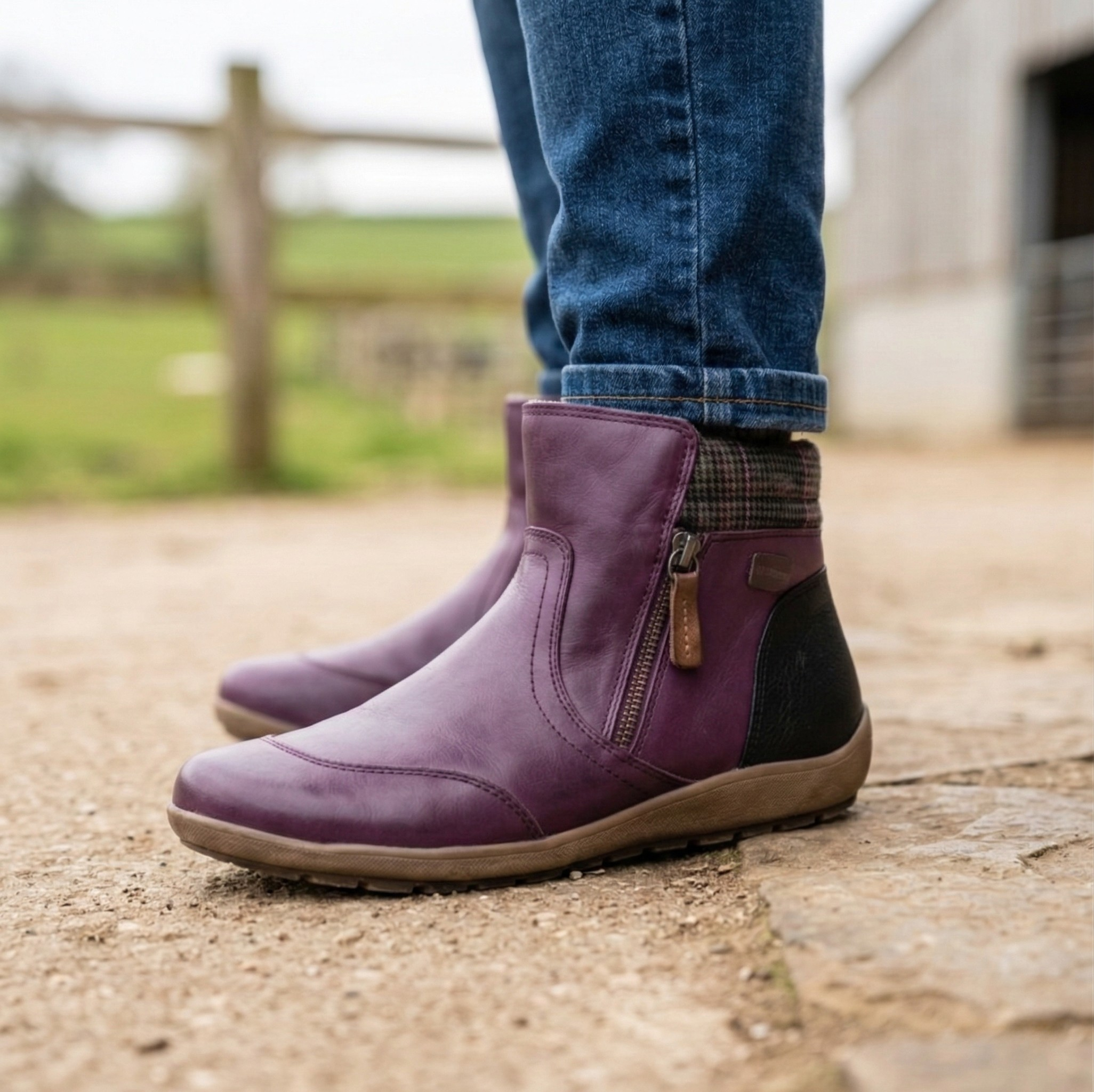 Waterproof Supportive Outdoor Boots – Comfortable Slip on Work Shoes