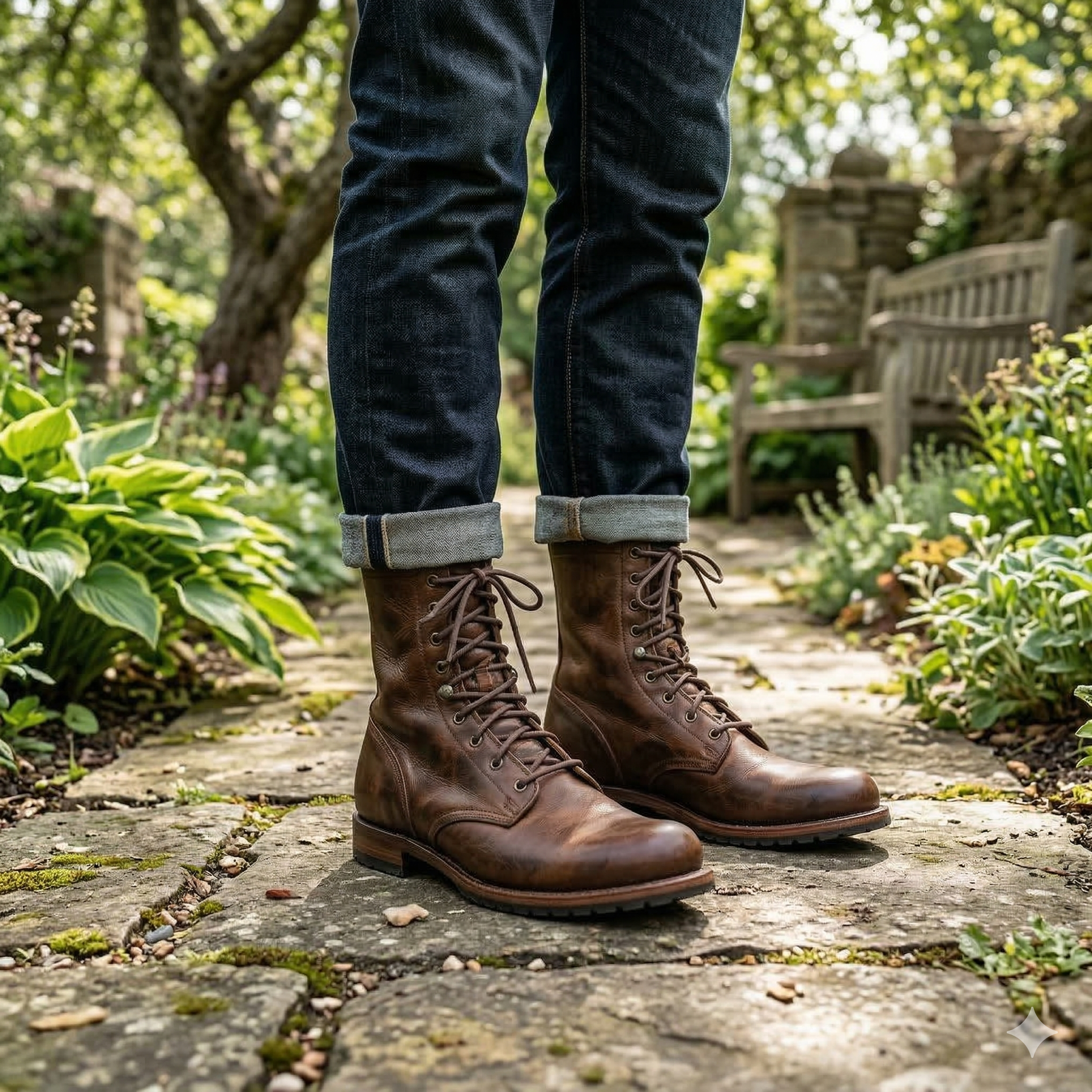 Stylish ankle Leather Boots for Men – Durable Footwear