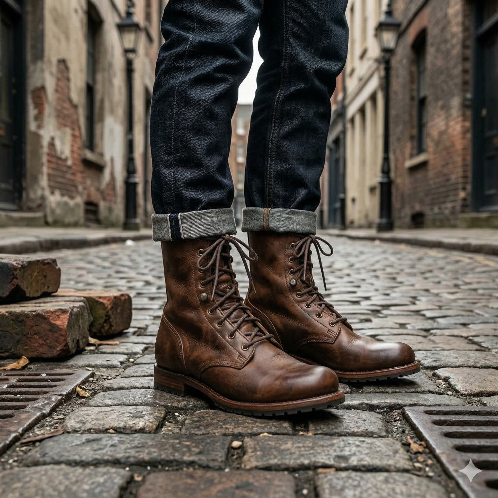 Stylish ankle Leather Boots for Men – Durable Footwear