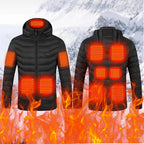 Men's Electric Heated Jacket – Outdoor Winter Exploration Coat
