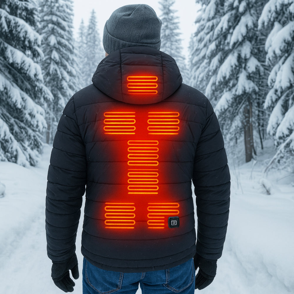 Men's Electric Heated Jacket – Outdoor Winter Exploration Coat