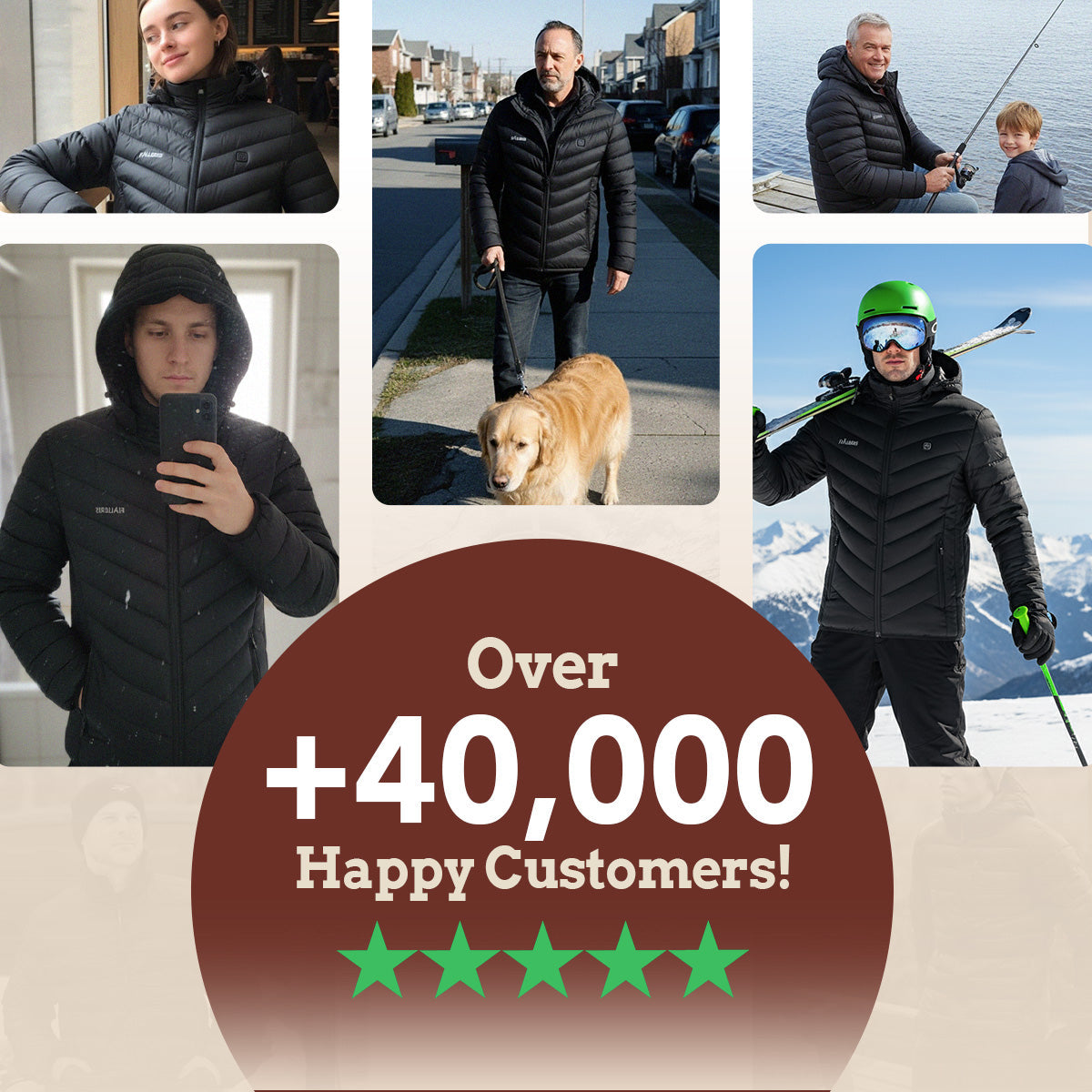 Ultralight Heated Jacket Electric Warm Coat – USB Rechargeable Jacket