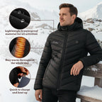 Ultralight Heated Jacket Electric Warm Coat – USB Rechargeable Jacket