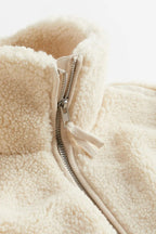 Women's Teddy Fleece Winter Jacket - Stylish and Comfy Zip up Jumper