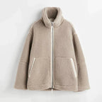Women's Teddy Fleece Winter Jacket - Stylish and Comfy Zip up Jumper