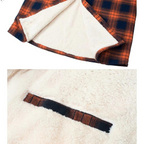 Levi | Men's Sherpa Lined Plaid Shirt Jacket – Warm Button-Down Style
