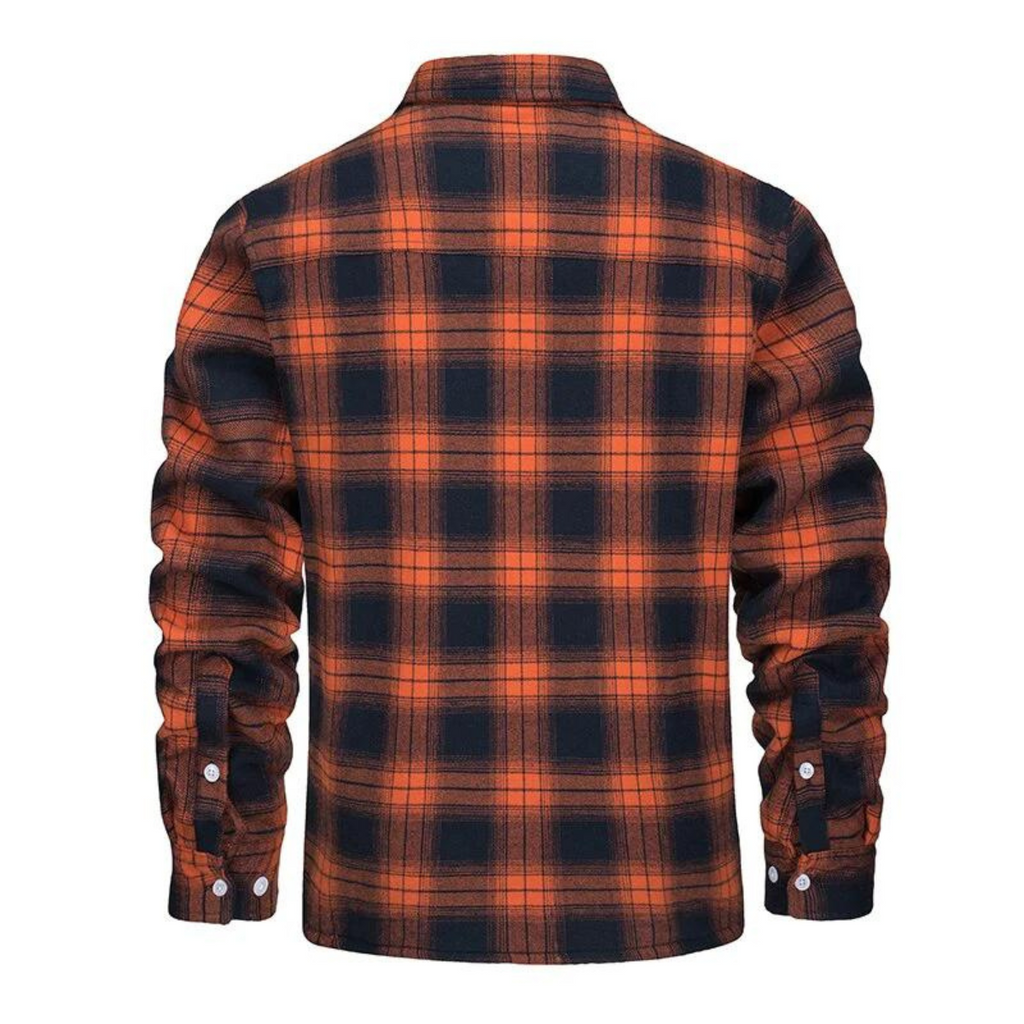 Levi | Men's Sherpa Lined Plaid Shirt Jacket – Warm Button-Down Style