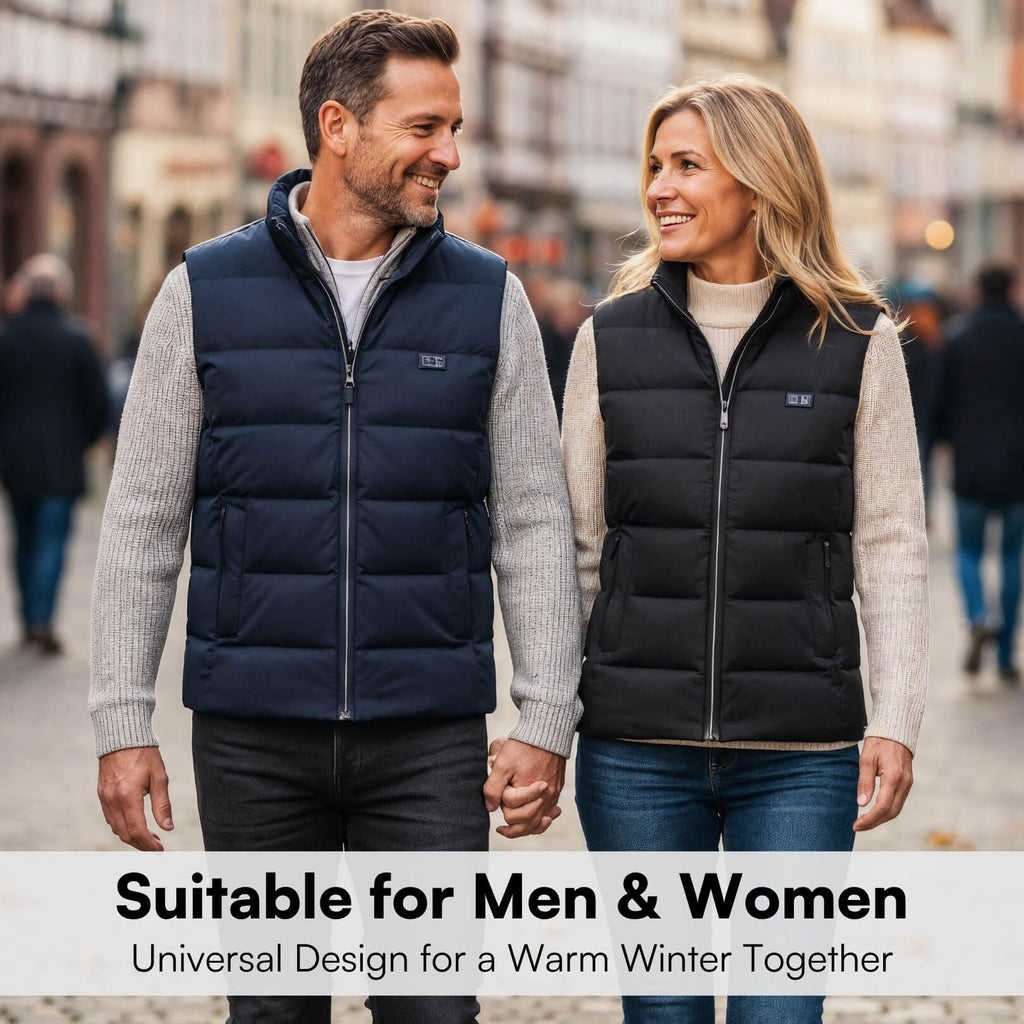 Men's Heated Gilet - Electric Warm Bodywarmer For Outdoors