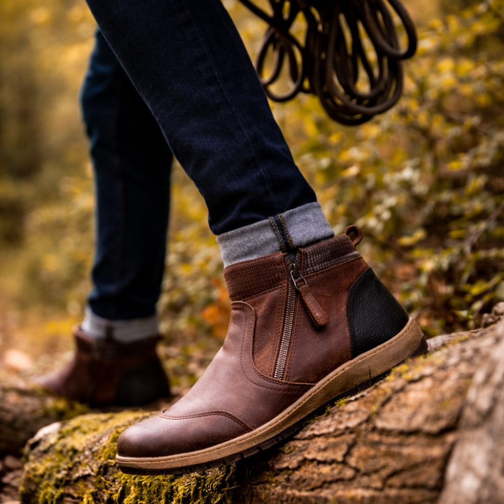 Waterproof Supportive Outdoor Boots – Comfortable Slip on Work Shoes