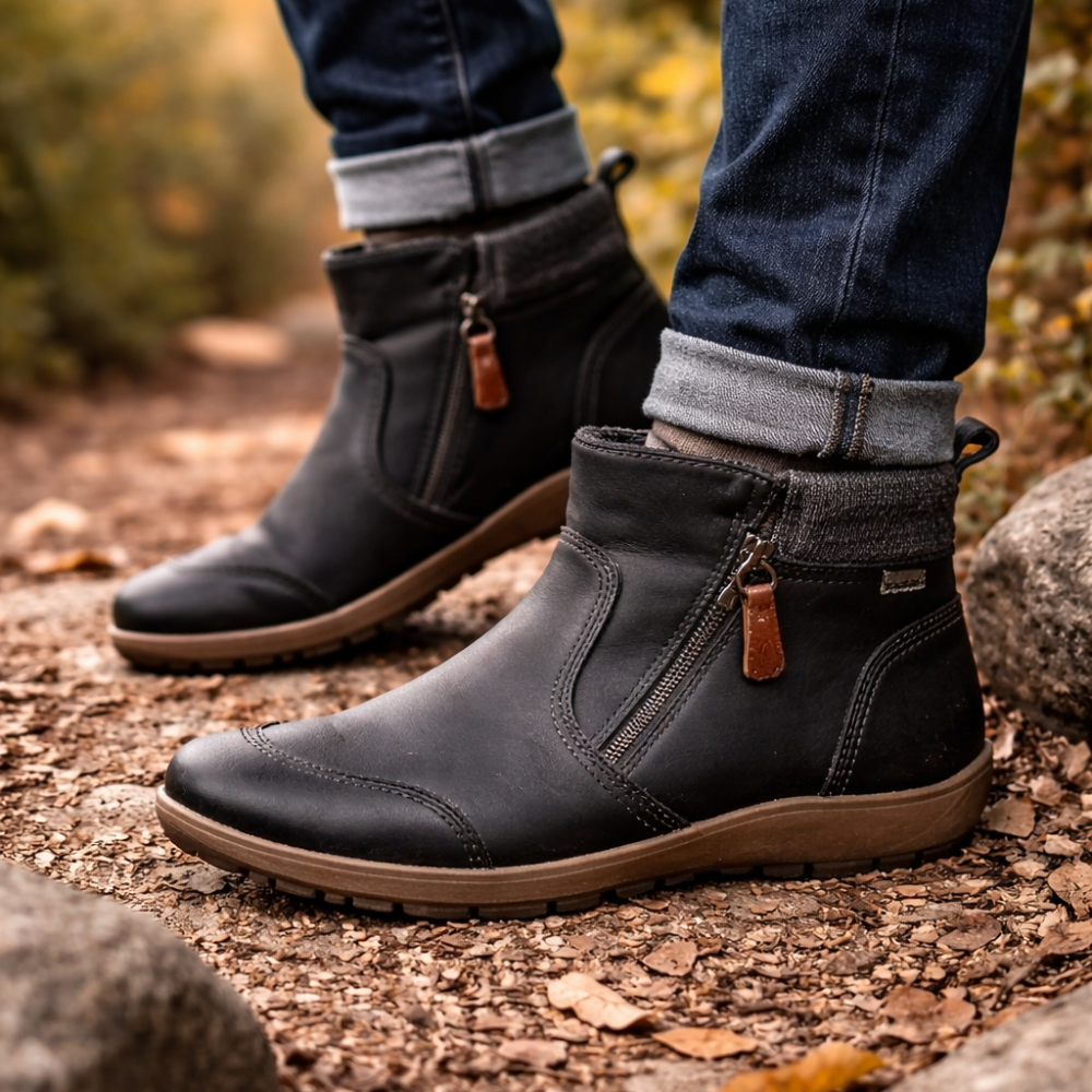 Waterproof Supportive Outdoor Boots – Comfortable Slip on Work Shoes