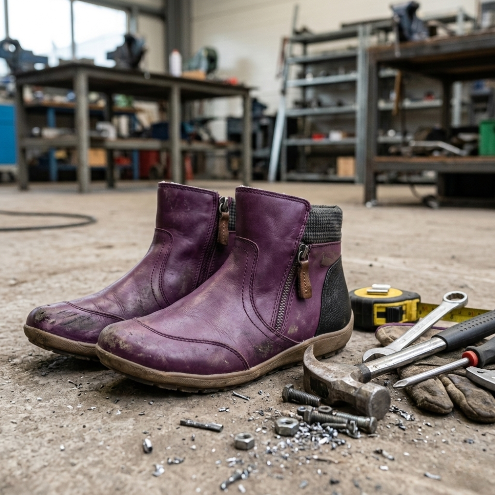 Waterproof Supportive Outdoor Boots – Comfortable Slip on Work Shoes