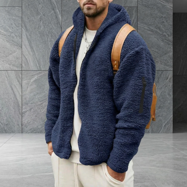 James | Hooded Fleece Jacket for Men