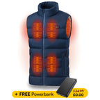 Men's Heated Gilet - Electric Warm Bodywarmer For Outdoors