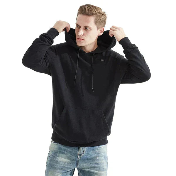 Heated Unisex Hoodie – ThermaHoodie Electric Warm Pullover for Outdoor