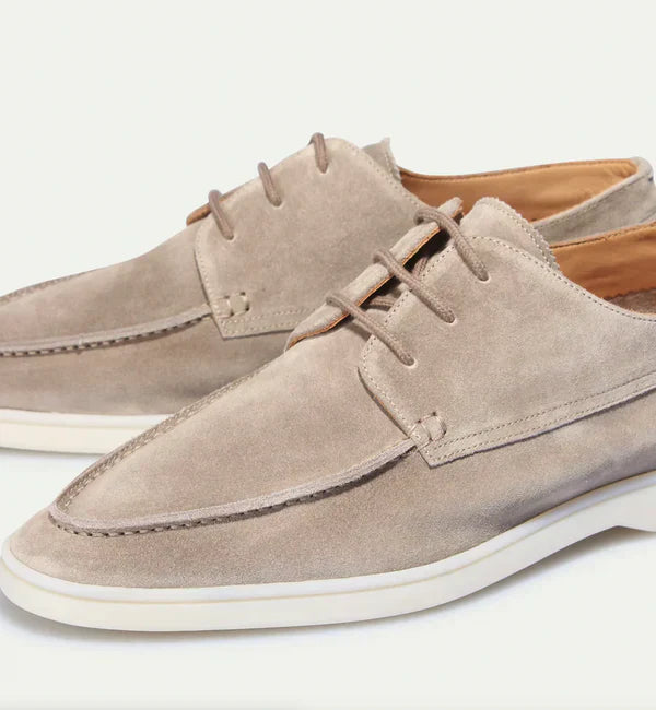 Men’s Luxury Leather Lace-Up Loafers – Formal & Dress Shoes