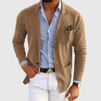 Men's Slim Fit Casual Long-Sleeve Knit Blazer