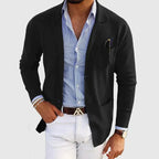 Men's Slim Fit Casual Long-Sleeve Knit Blazer
