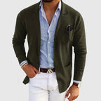 Men's Slim Fit Casual Long-Sleeve Knit Blazer