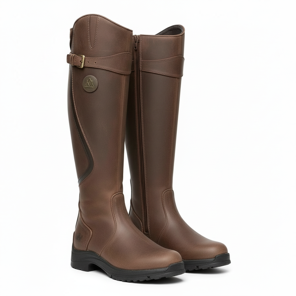 Women's Riding Boots - Waterproof Classic Leather Equestrian Boots