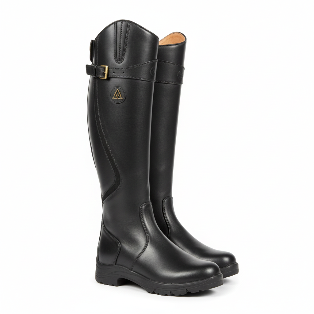 Women's Riding Boots - Waterproof Classic Leather Equestrian Boots