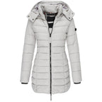 Women's Hooded Down Jacket with Insulated Filling