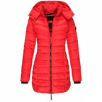 Women's Hooded Down Jacket with Insulated Filling
