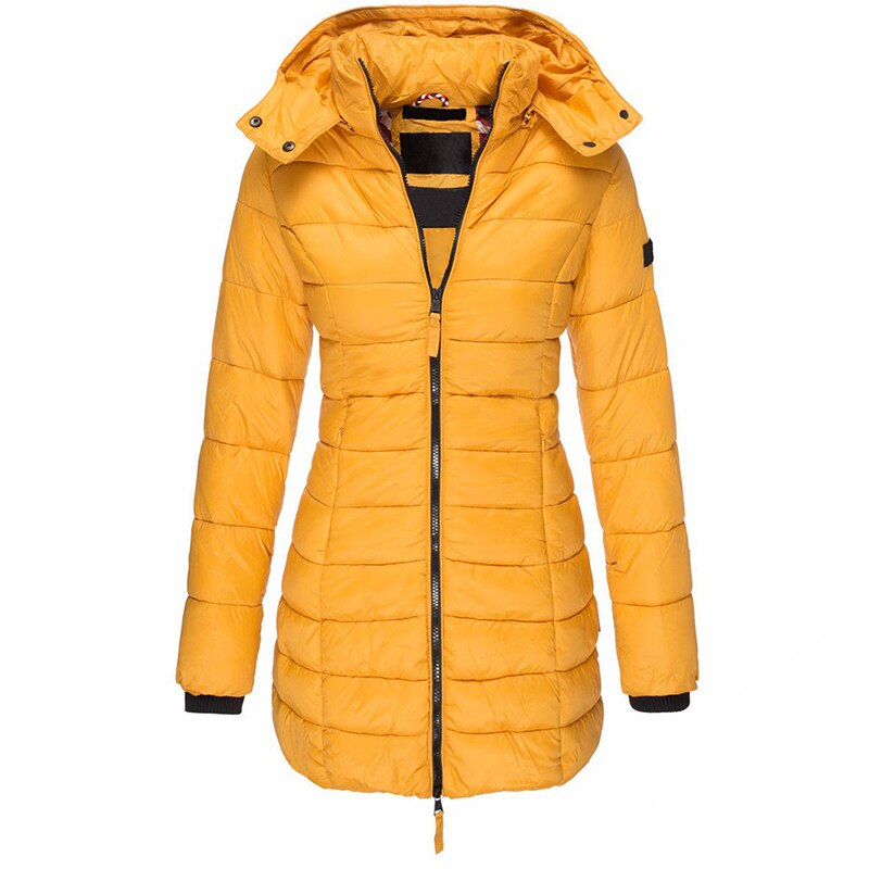 Women's Hooded Down Jacket with Insulated Filling